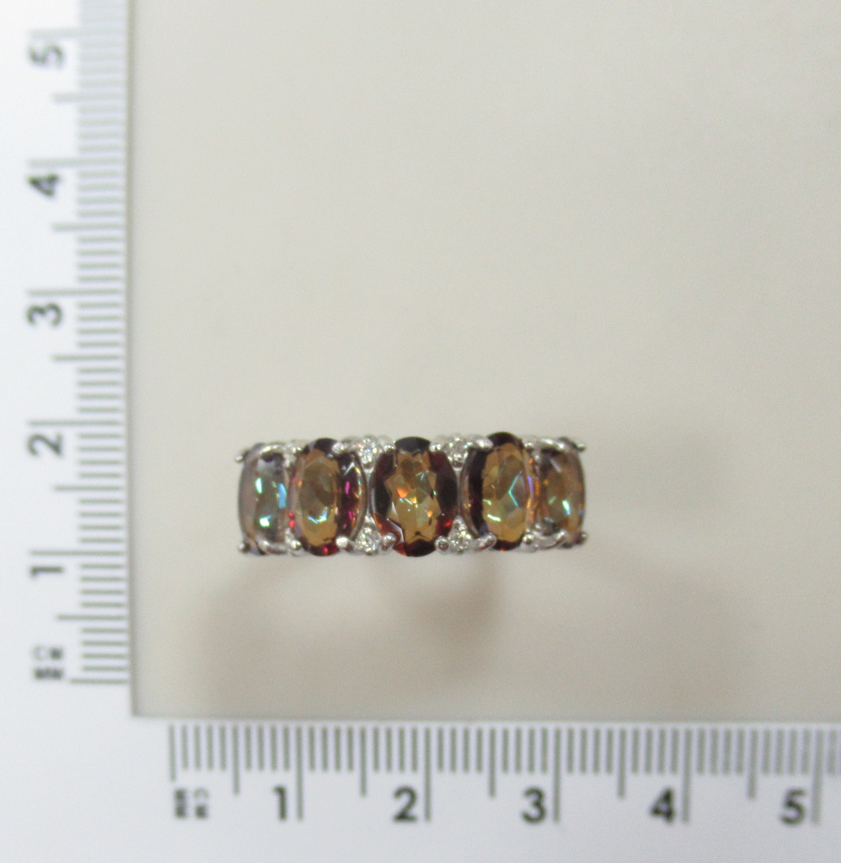 Серебряное кольцо с горным хрусталем